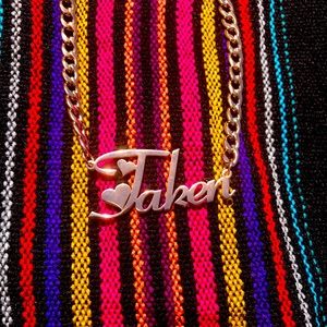 TAKEN Rose Gold Cuban Curb Chain Custom Necklace